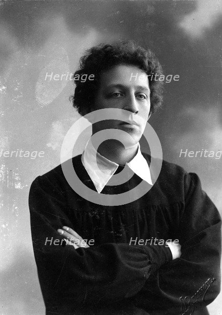 Alexander Blok, Russian poet, c1900s. Artist: Unknown