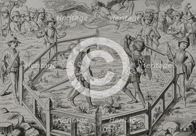 Judgement of God, Middle Ages, 15th century, (1877).  Creator: Unknown.