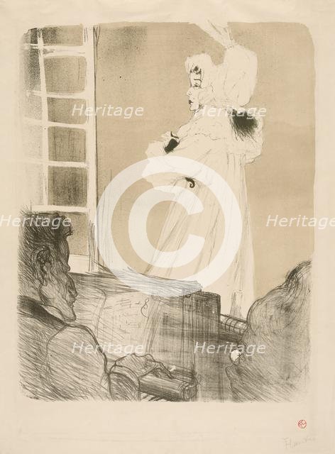 Miss May Belfort, 1895. Creator: Henri de Toulouse-Lautrec (French, 1864-1901).