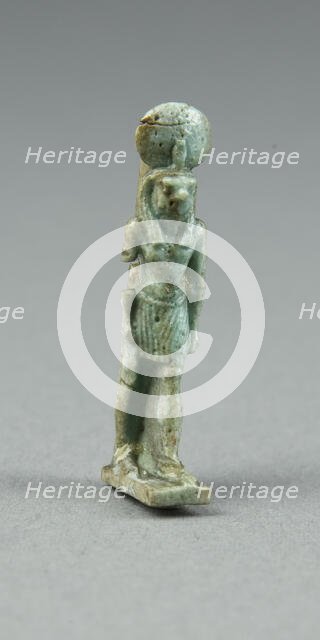 Amulet of the God Re-Horakhty, Egypt, Third Intermediate Period, Dynasties 21-25 (abt 1069-664 BCE). Creator: Unknown.