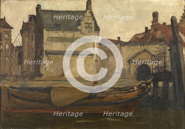 The Ferry House, c1880-1908. Creator: Pieter Verhaert.