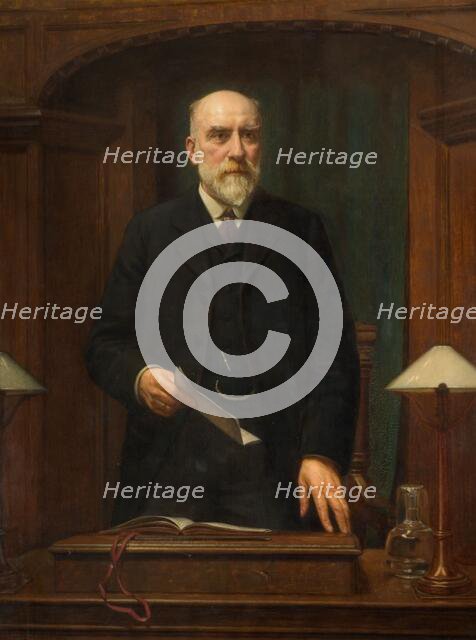 Portrait of Isaac Bradley, 1916. Creator: John Bernard Munns.