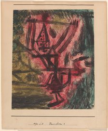 Feuer Clown I (Fire Clown), 1921. Creator: Paul Klee.