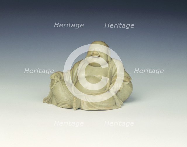 Soapstone laughing Buddha, Qing dynasty, China, late 17th-18th century. Artist: Unknown