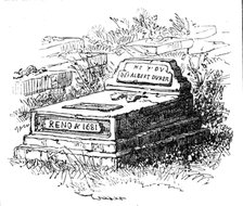 Albert Durer's tomb, 1864. Creator: Unknown.