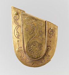 Piece from a Luxury Iron Dagger, Langobardic, ca. 600. Creator: Unknown.