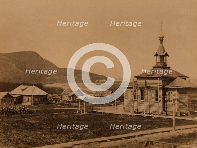 Prison Church at the Aleksandrovsk Post, 1880-1899. Creator: Innokenty Ignatievich Pavlovsky.