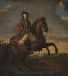Portrait of Frederick IV (1671-1702), Duke of Holstein-Gottorp on Horeback, 1689.