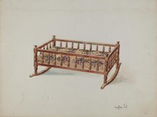 Doll's Cradle, c. 1937. Creator: Geoffrey Holt.