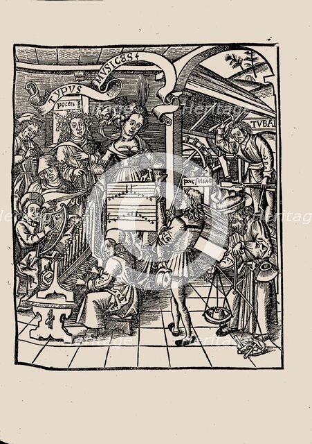 Typus Musices (The Musical Art). From: Aepitoma omnis philosophiae alias margarita phylosophica. Creator: Anonymous.