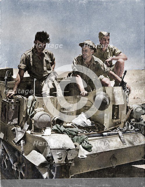 Back cover of The Eighth Army, 1944. Artist: Unknown.