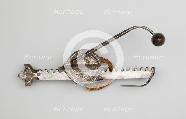 Cranequin (Winder) for a Sporting Crossbow, Germany, 1560-1610. Creator: Unknown.