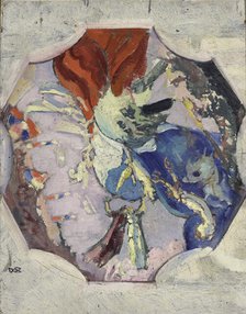 La Victoire, esquisse pour la coupole Dutuit, Petit Palais, 1er projet, between 1918 and 1919. Creator: Maurice Denis.