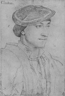 'Edward, Lord Clinton', c1532-1543 (1945). Artist: Hans Holbein the Younger.