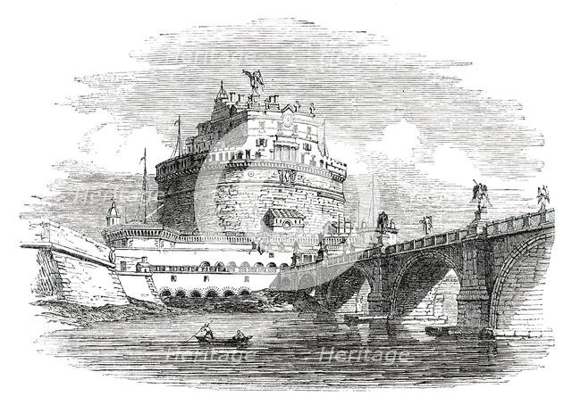 Castle of St. Angelo - Rome, 1850. Creator: Unknown.