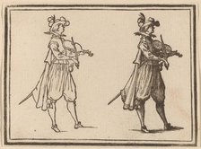 Violinist, 1621. Creator: Edouard Eckman.