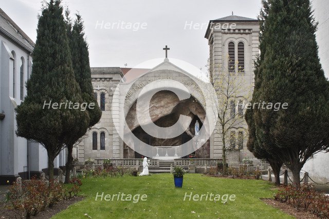Lourdes grotto, St Mary's Chapel, Belfast, Northern Ireland, 2010. 