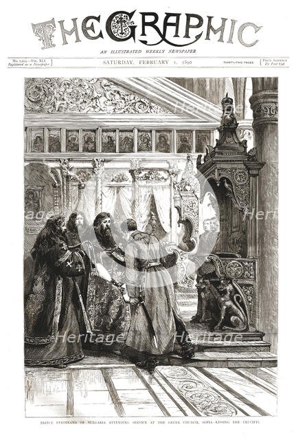 ''The Graphic, Front Cover Saturday February 1. 1890',1890. Creator: Unknown.