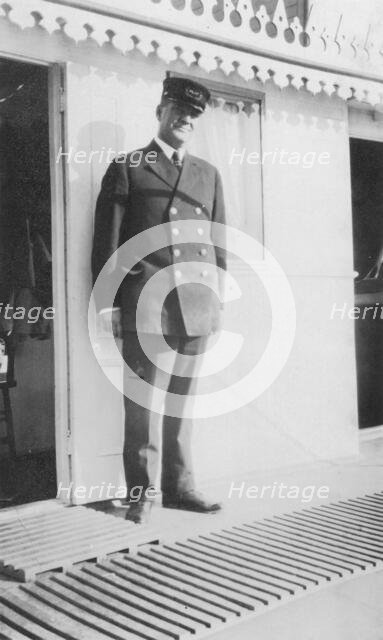 Male pilot in uniform, between c1900 and 1916. Creator: Unknown.