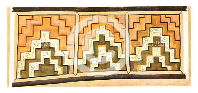 Wall decoration in the Stylos Monastery, Turkey, (1928). Creator: Unknown.