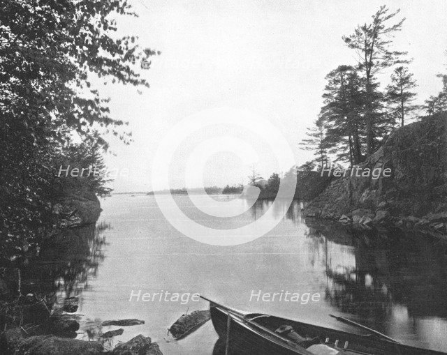 Among the Thousand Islands of the St Lawrence River, Canada, c1900. Creator: Unknown.