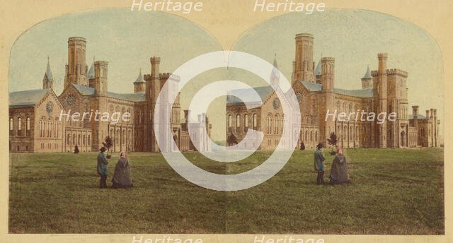 The Smithsonian Institute, Washington, U.S., about 1860. Creator: London Stereoscopic & Photographic Co.