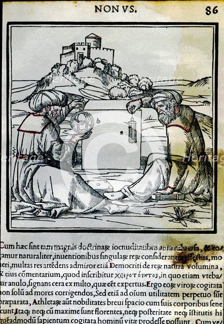 Engraving from 'De Arquitectura', Venice edition of 1511, from the work of Vitruvius: constructio…