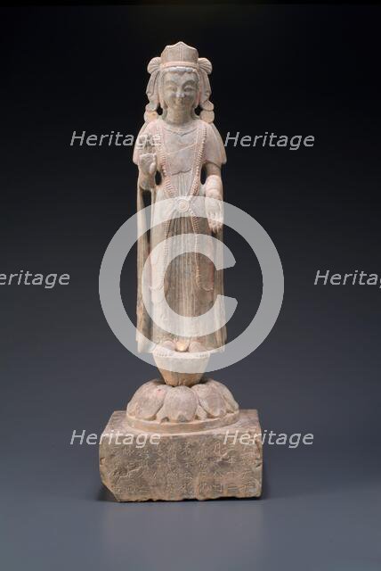 Standing bodhisattva, 537. Creator: Unknown.