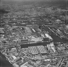 West India and Millwall Docks, Tower Hamlets, London, 1963. Artist: Aerofilms.