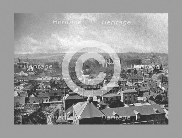 Winchester from St.Giles Hill, c1900. Artist: Henry William Salmon.