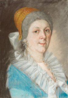 Portrait of a Woman with a Pearl Necklace, 1770-1800. Creator: Unknown.