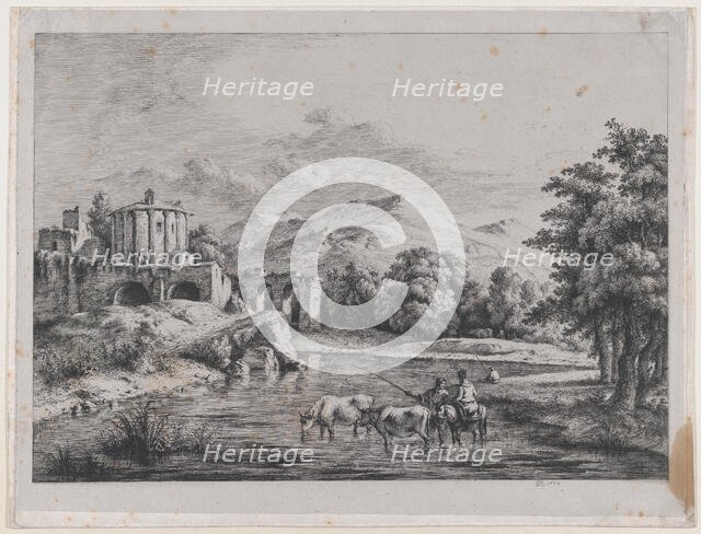 View of the Temple of Vesta, 1774. Creator: Jean-Jacques de Boissieu.