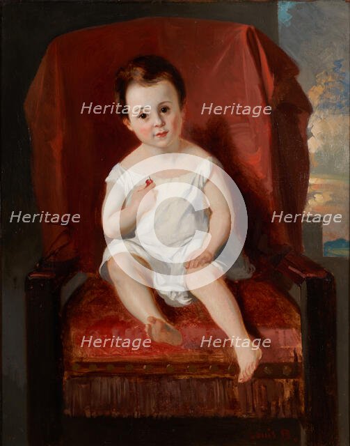 Adèle à la cerise, between 1831 and 1832. Creator: Louis Candide Boulanger.