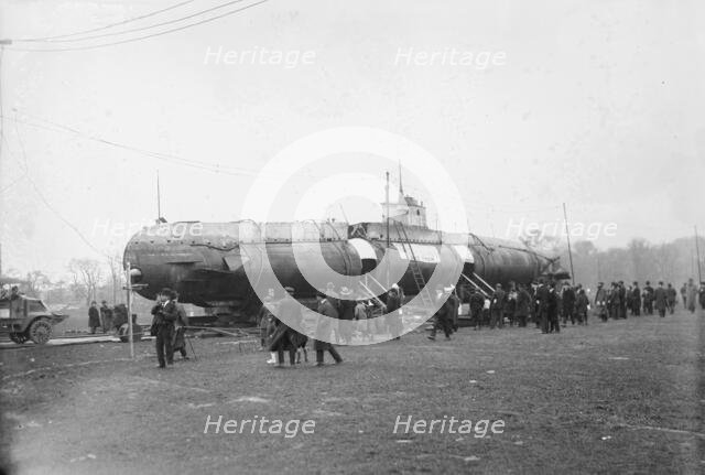German U-Boat in N.Y., 1917. Creator: Bain News Service.