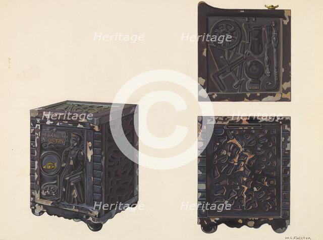 Bank of Industry, c. 1938. Creator: William O. Fletcher.