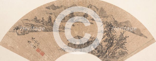 Pavilion by Lake Shore, 17th century or later. Creator: Unknown.