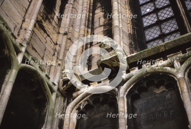 Exterior Decoration on Church of St. Botolph, Boston, Lincolnshire, 20th century. Artist: CM Dixon.