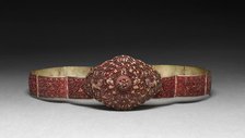 Belt with Buckle, 1800s. Creator: Unknown.