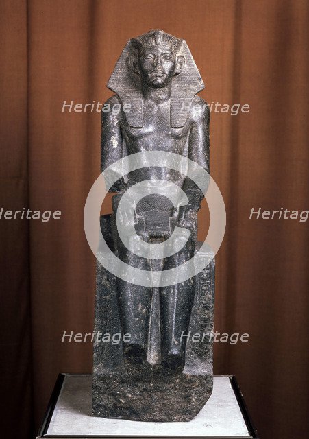 'Statue of the Pharaoh Amenemhat III', 19th century BC. Artist: Unknown