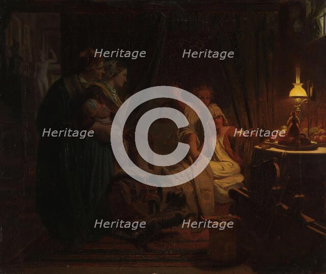 A Christmas Morning, 1855. Creator: Eduard Geselschap.