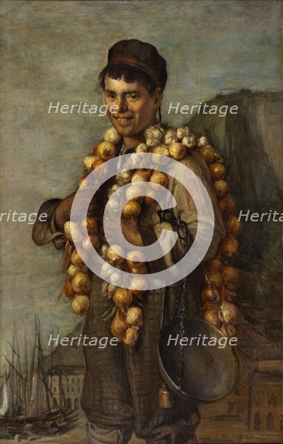 The onion merchant of the Riviera, c1898. Creator: Marcellin-Gilbert Desboutin.