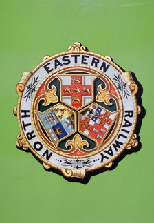 North Eastern Railway plaque, National Railway Museum, York, North Yorkshire. Artist: Tony Evans
