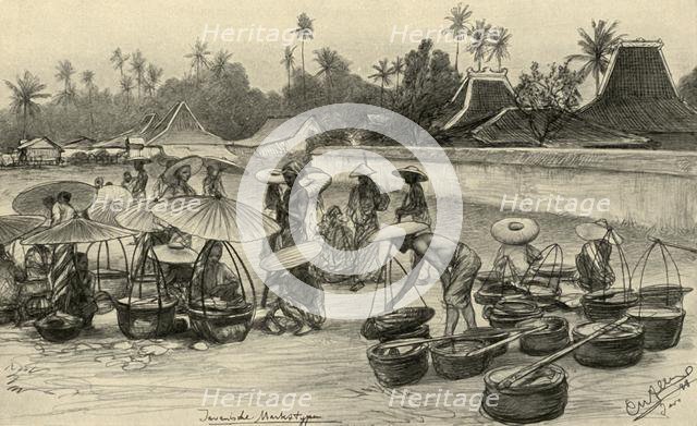Market scene, Java, 1898. Creator: Christian Wilhelm Allers.