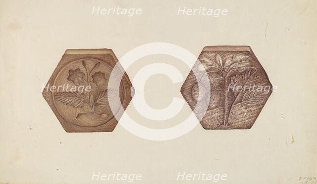 Butter Mold, c. 1938. Creator: Robert Pohle.