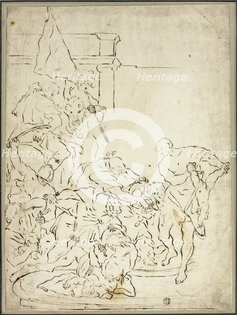 Massacre of the Innocents, n.d. Creators: Francesco Solimena, Lodovico Carracci.