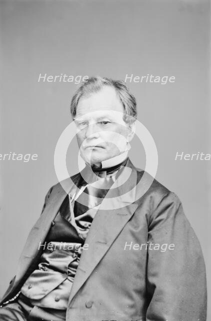 Benjamin Franklin Wade of Ohio, between 1855 and 1865. Creator: Unknown.