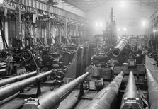 Navy Yard, U.S., Washington - Sight Shop, Big Gun Section, 1917. Creator: Harris & Ewing.