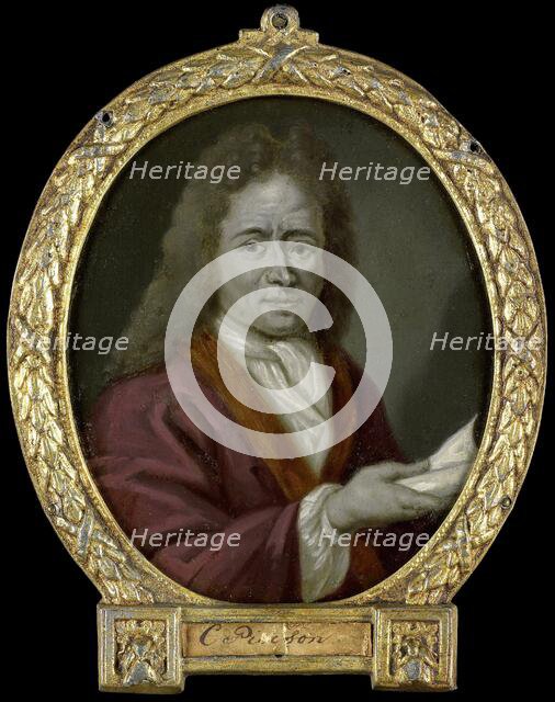 Portrait of Christoffel Pierson, Poet in Gouda, 1700-1732. Creator: Arnoud van Halen.