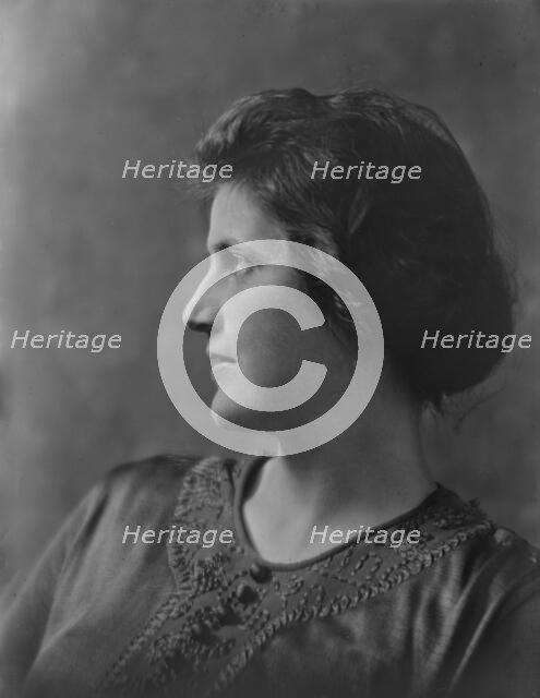 Miss M. Canfield, portrait photograph, 1919 Aug. 8. Creator: Arnold Genthe.