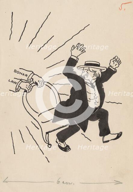 Satirical Drawing V. Drawing for a Humorous Magazine, around 1940. Creator: Andrej Kovacik.
